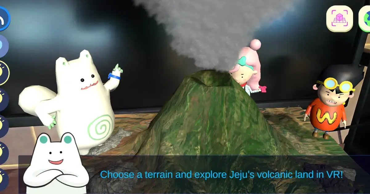 WAGZAK JUMP VR 제주도 화산지형 탐험 — 캐릭터들과 함께